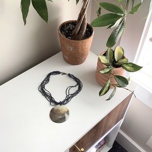 Beaded shell necklace